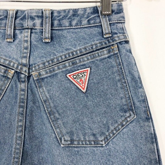 VTG Guess Georges Marciano Jeans 90s Ankle Zip Tapered Leg Style 1015 Size 29 - Picture 8 of 16